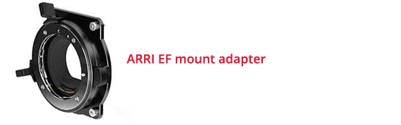 ARRI EF mount adapter
