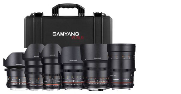 Samyang VDSLR Prime Lenses